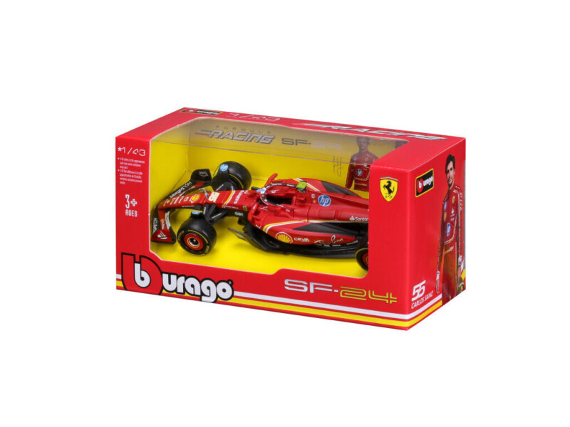 Bburago Ferrari SF24 1:43 (2024) #55 Carlos Sainz 